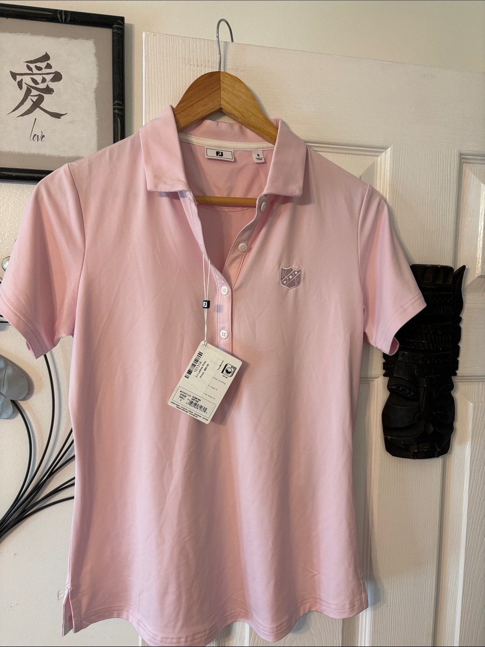 FootJoy Pink Women's Short Sleeve Polo